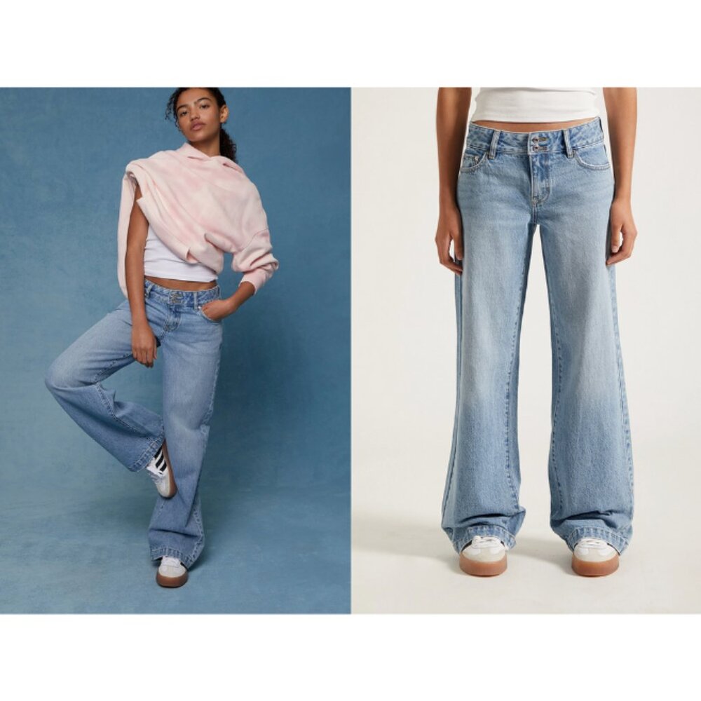 Pacsun Casey Low Rise Baggy Jeans Double Button - NEW WITH TAG